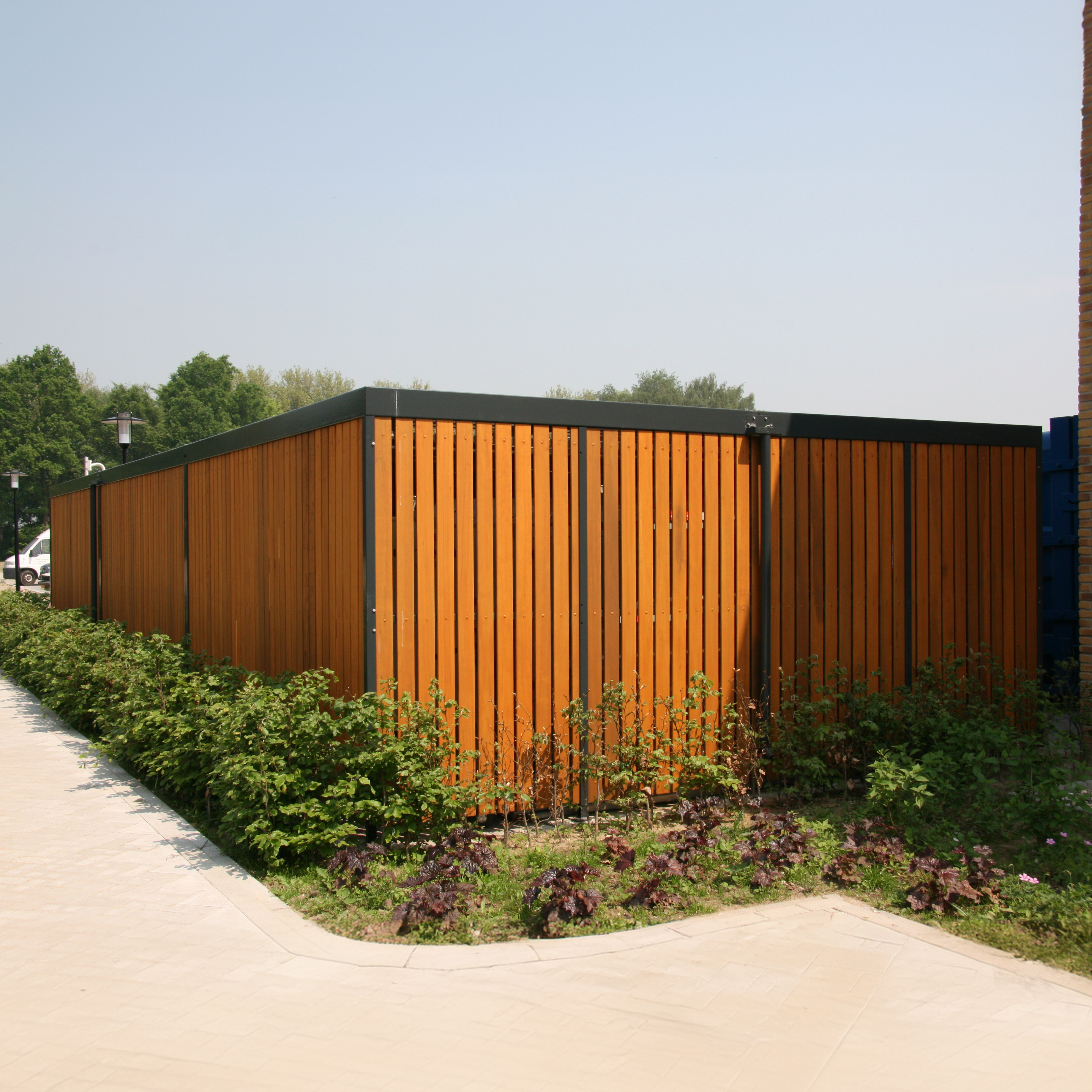 Timber Clad Storage Shelter